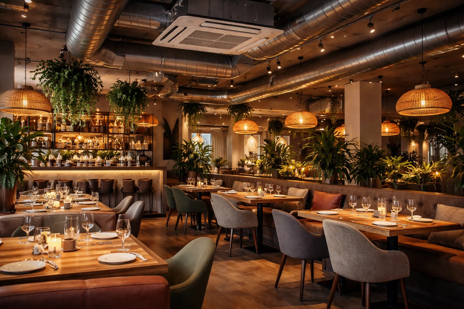 HVAC для кафе, ресторанов и кухонь