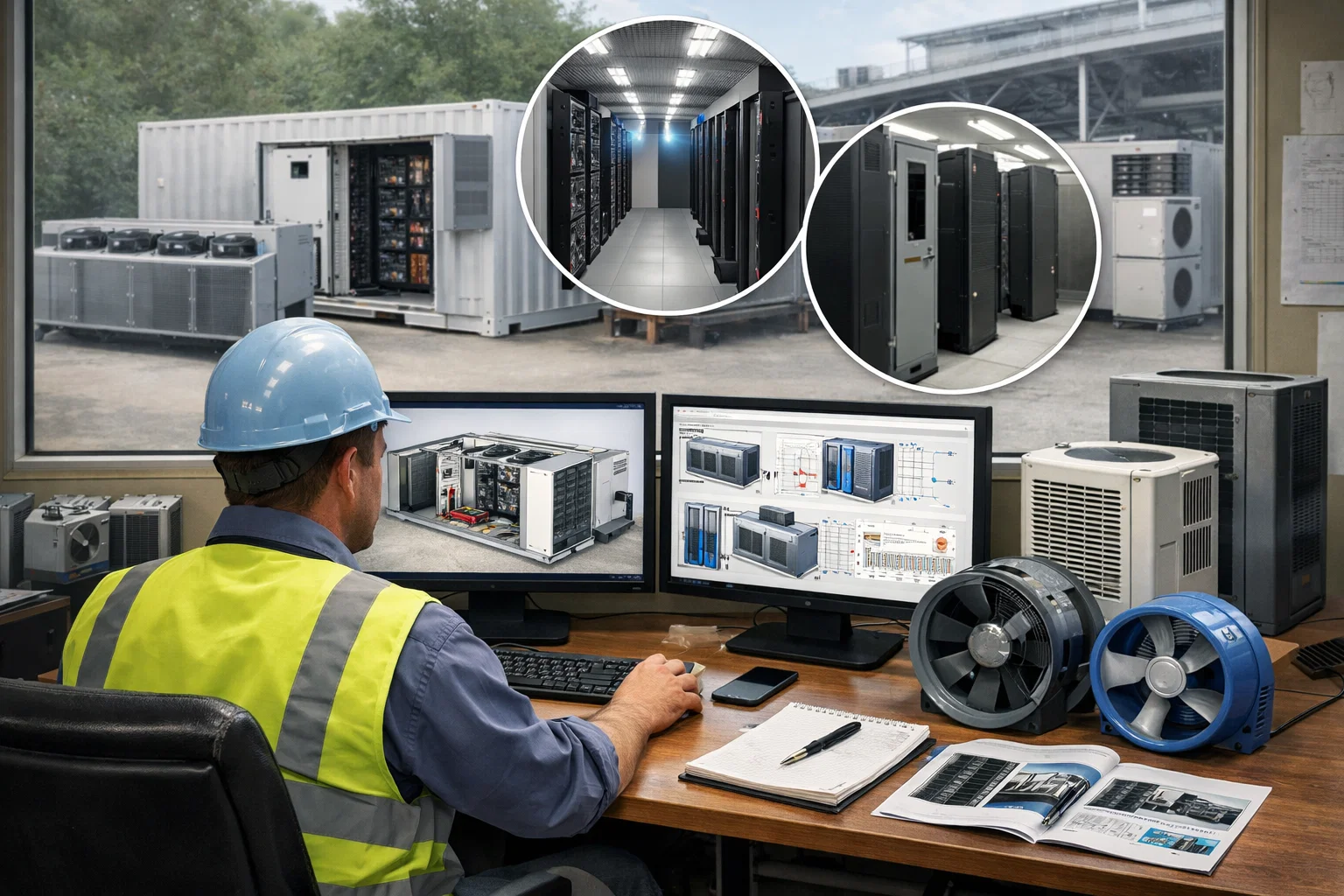 Как выбрать HVAC-решение для контейнерного ЦОД