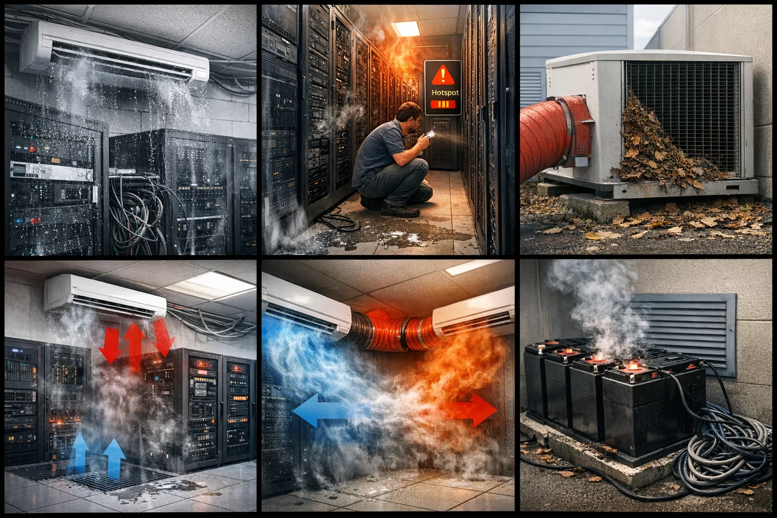 Типовые ошибки при проектировании климатических систем для ЦОД и серверных