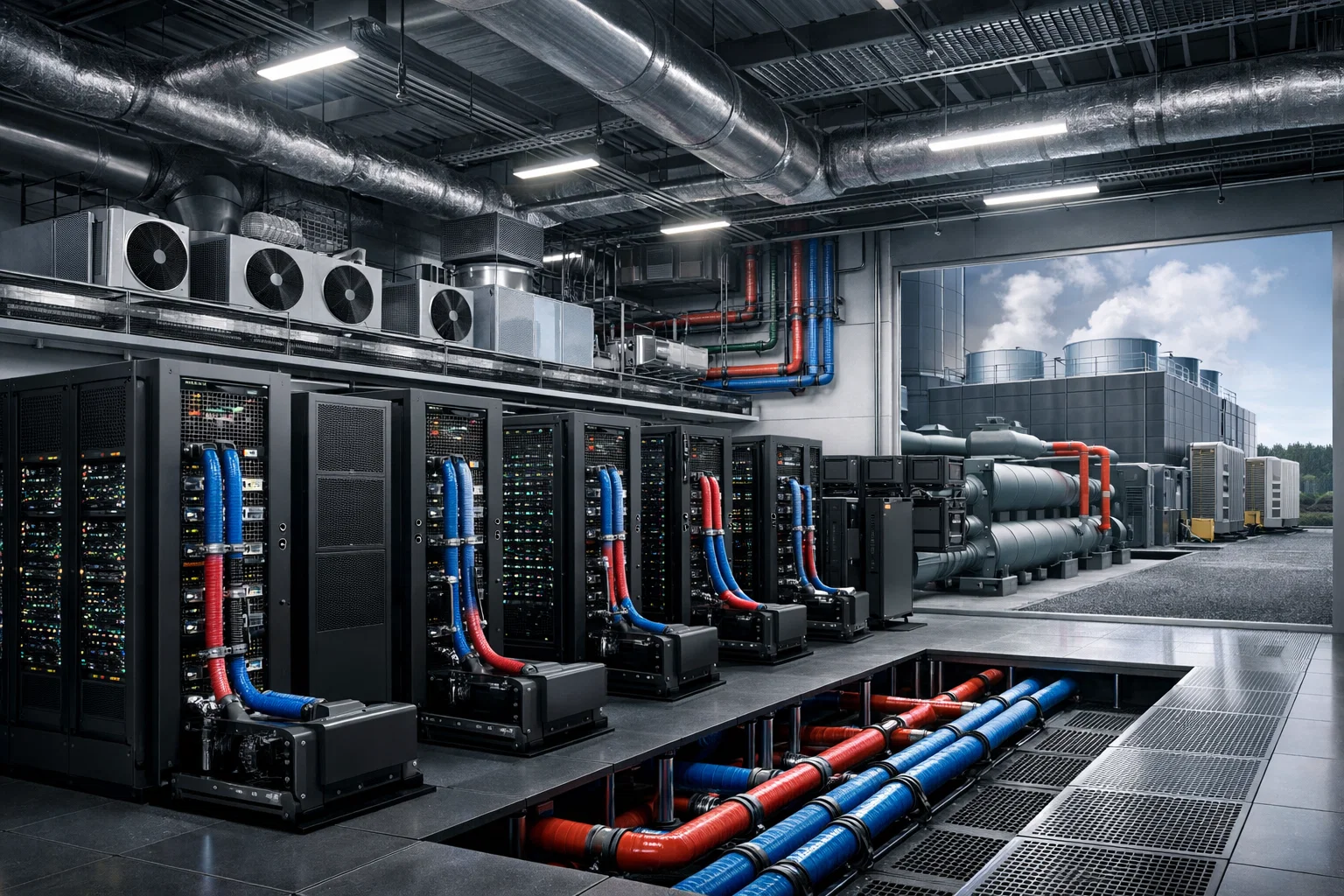 Как организовать HVAC для ЦОД под AI: высокоплотное охлаждение, стабильные уставки и готовность к росту нагрузки