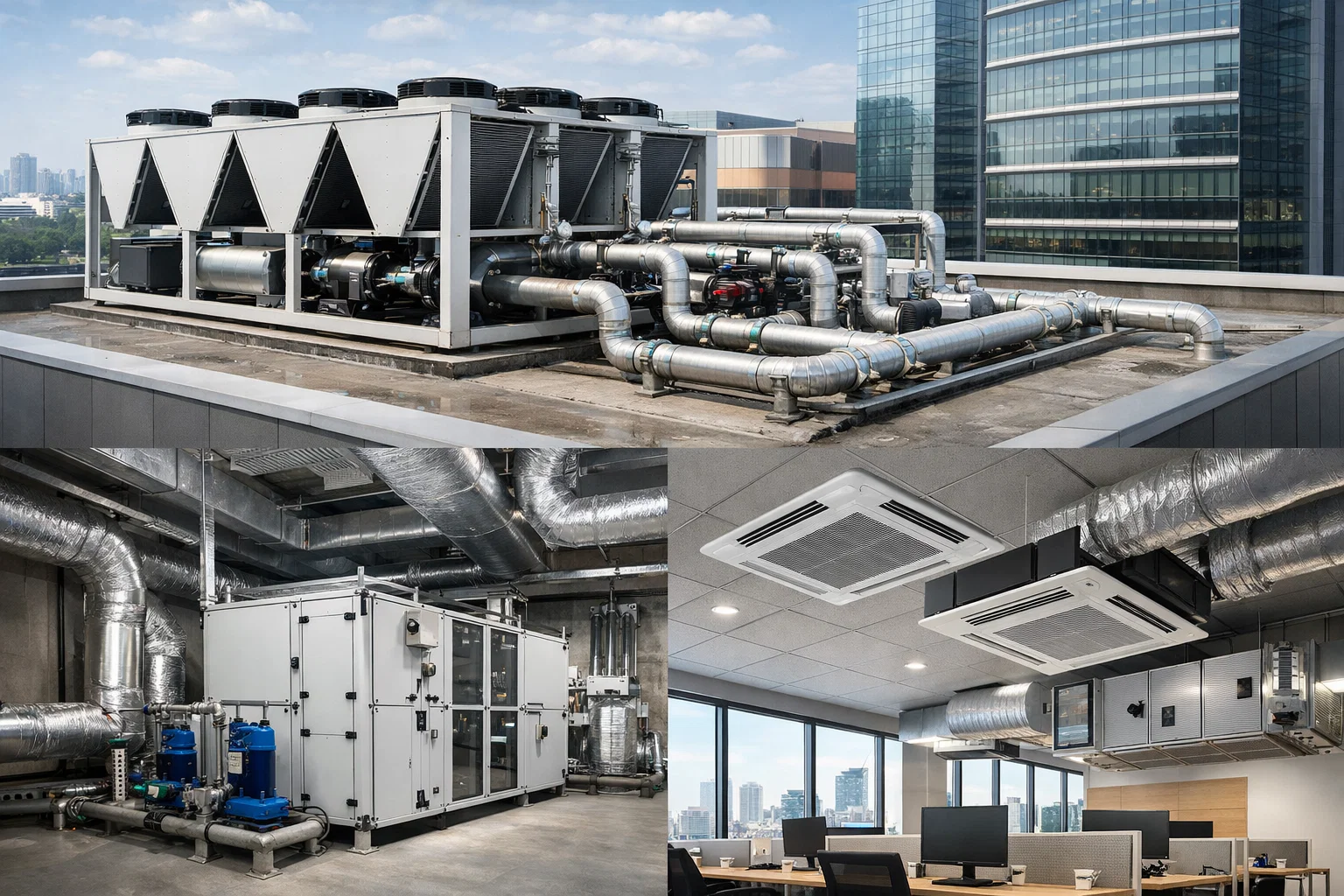 Чиллеры, фанкойлы и вентиляционные установки для бизнес-центров и ТРЦ: как собрать рабочую систему