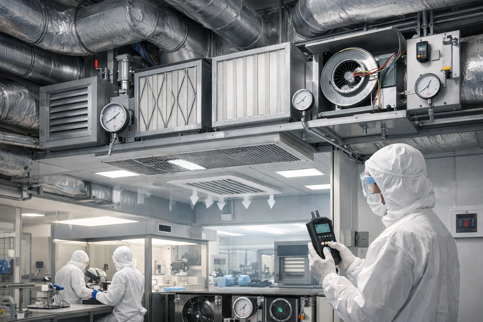 HVAC для лабораторий и чистых помещений: фильтрация, давление и точные режимы без типовых ошибок