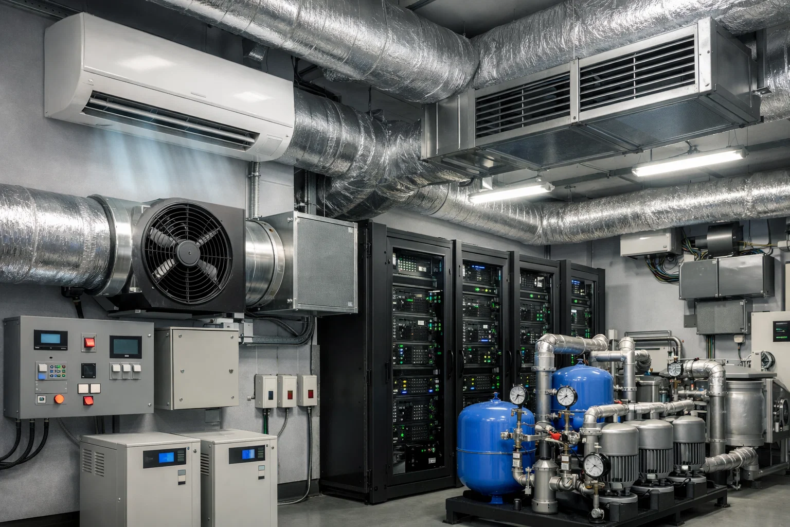 Вентиляция и кондиционирование сервисных и технических помещений: как обеспечить стабильную работу инженерной инфраструктуры