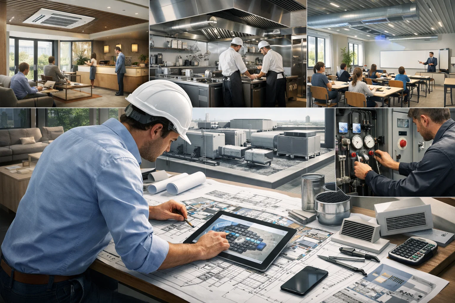 Как спроектировать HVAC для гостиниц, общепита и образовательных объектов без типовых ошибок