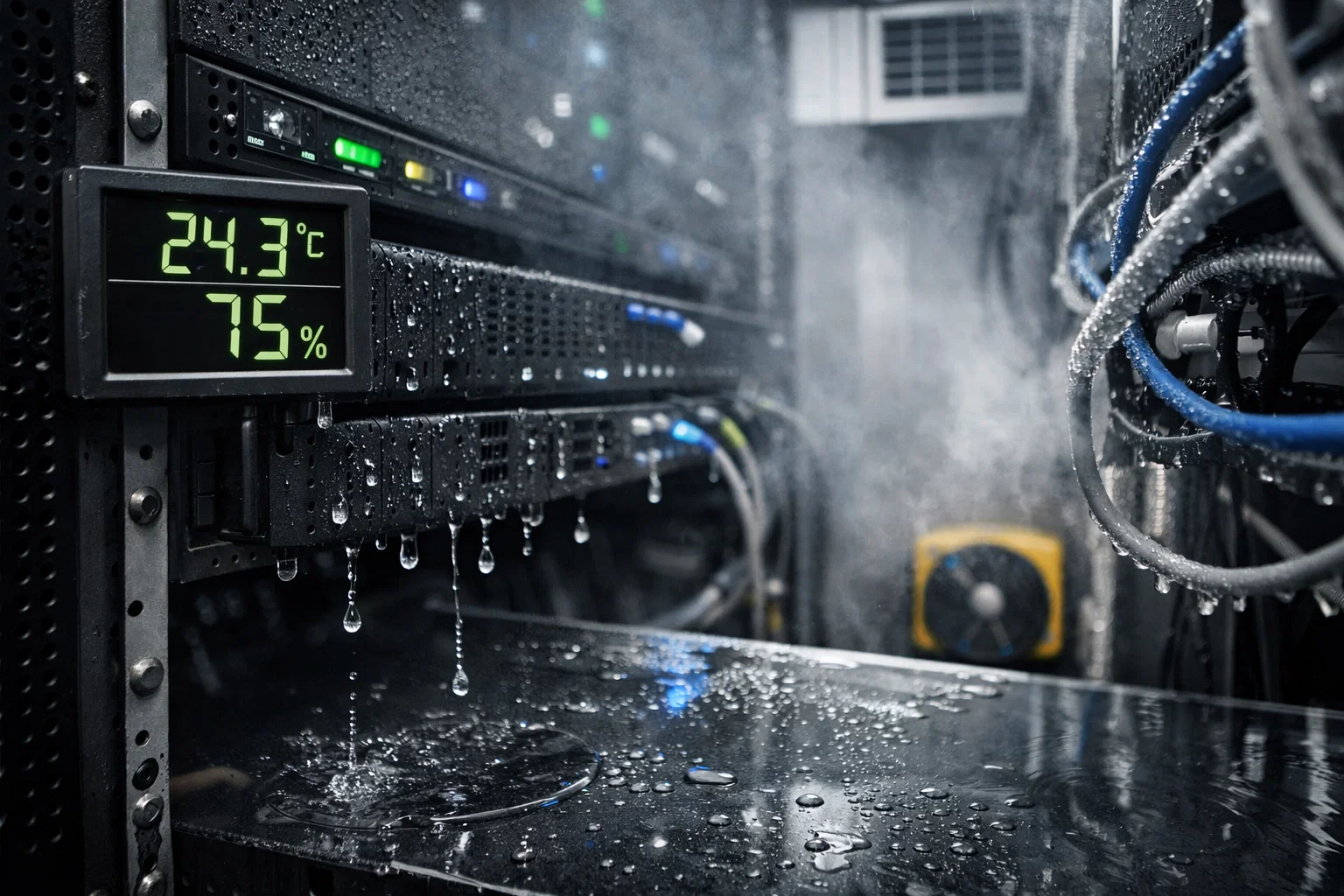 Влажность в серверных помещениях: почему контроль микроклимата важен не меньше охлаждения