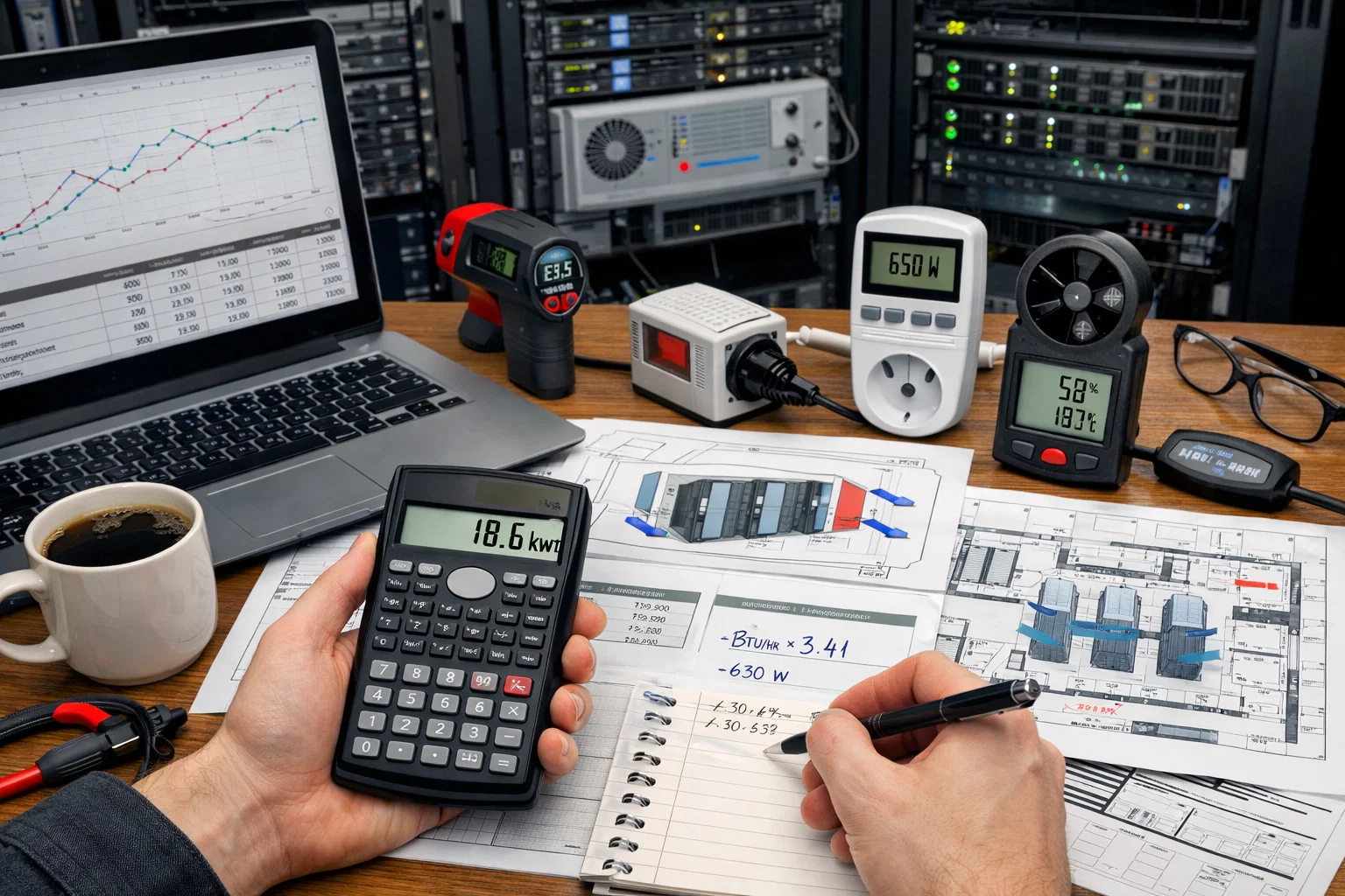 Как рассчитать тепловую нагрузку для серверной или дата-центра