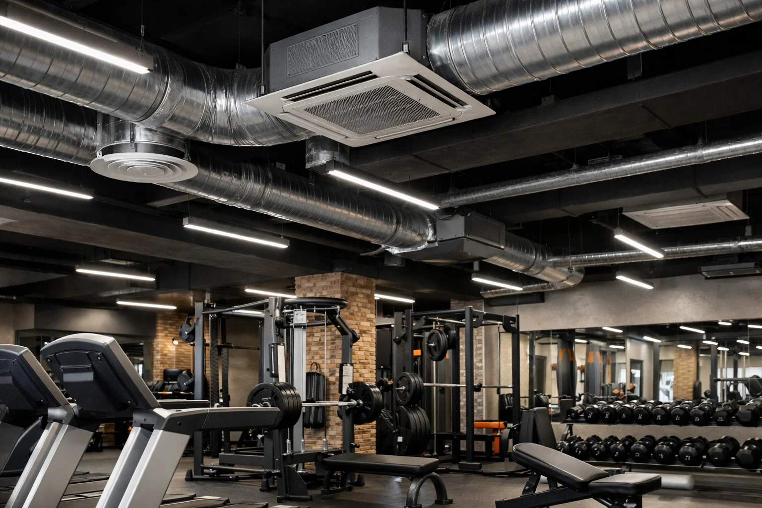 Инженерный подбор HVAC для фитнес-центра