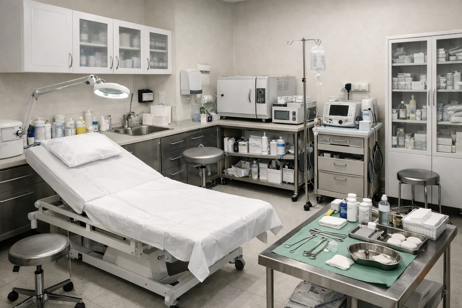 Процедурные и перевязочные