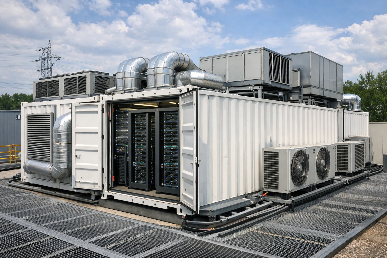Инженерный подбор HVAC для контейнерного ЦОД