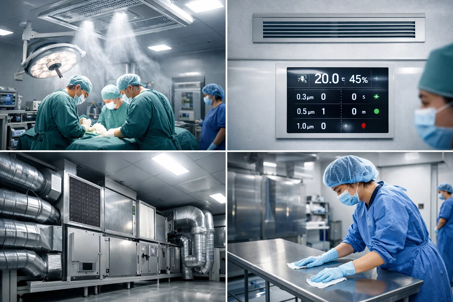 Инженерный подбор HVAC для операционных блоков