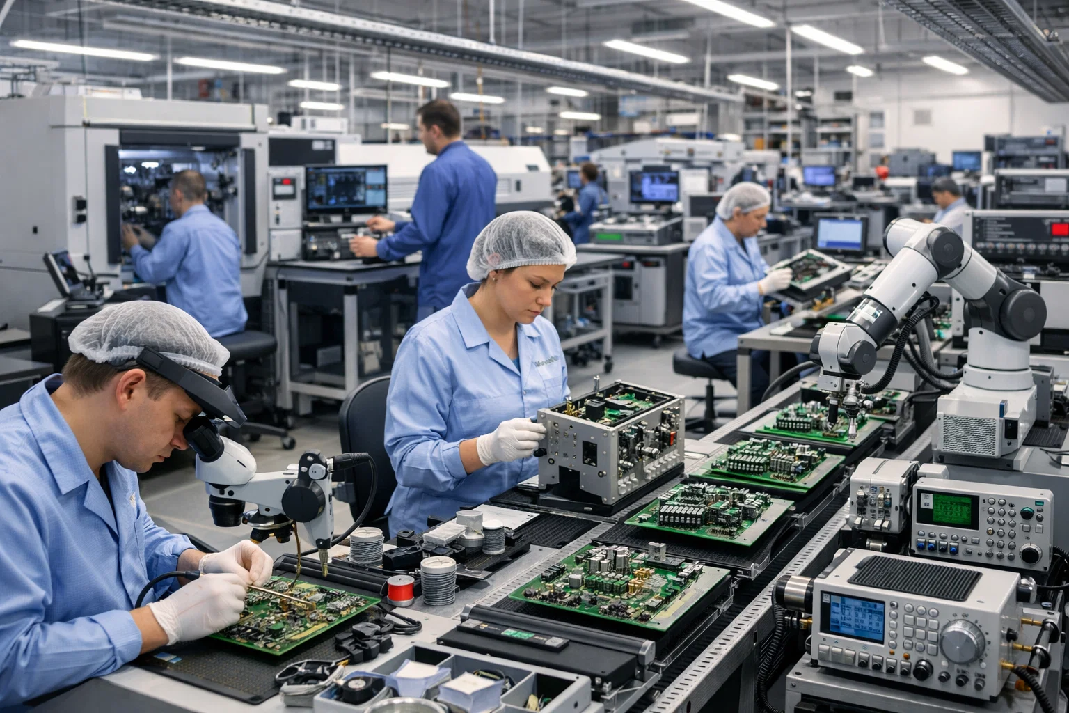 Электронные и приборостроительные производства