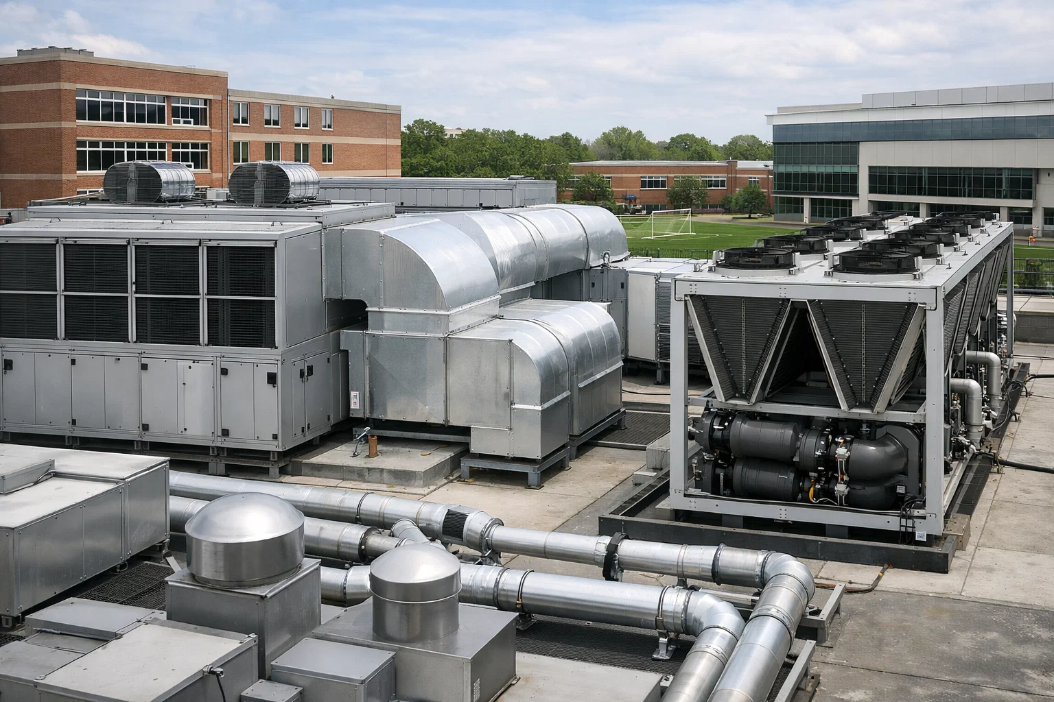 Инженерный подбор вентиляции и кондиционирования для школы