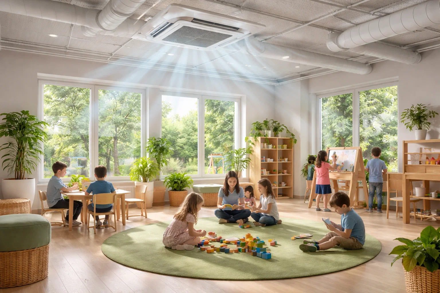 Инженерный подбор HVAC для детского сада