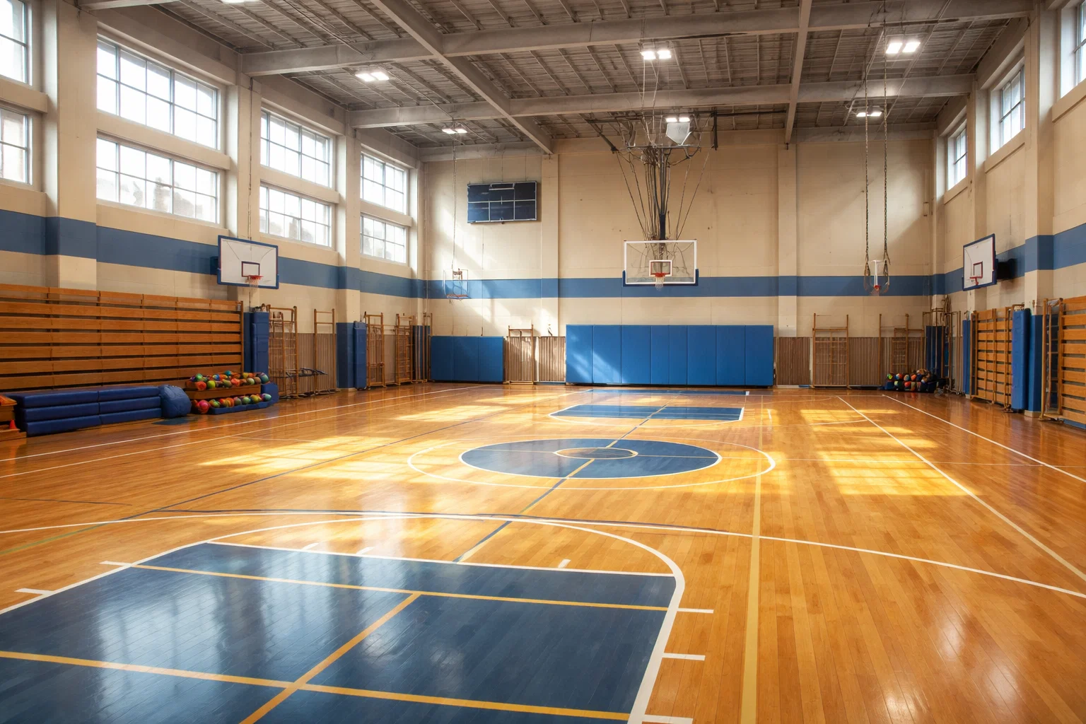 Спортивные залы учебных заведений